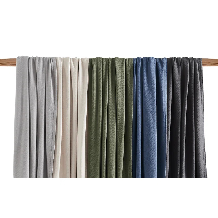 FRYE Cotton Woven Blanket