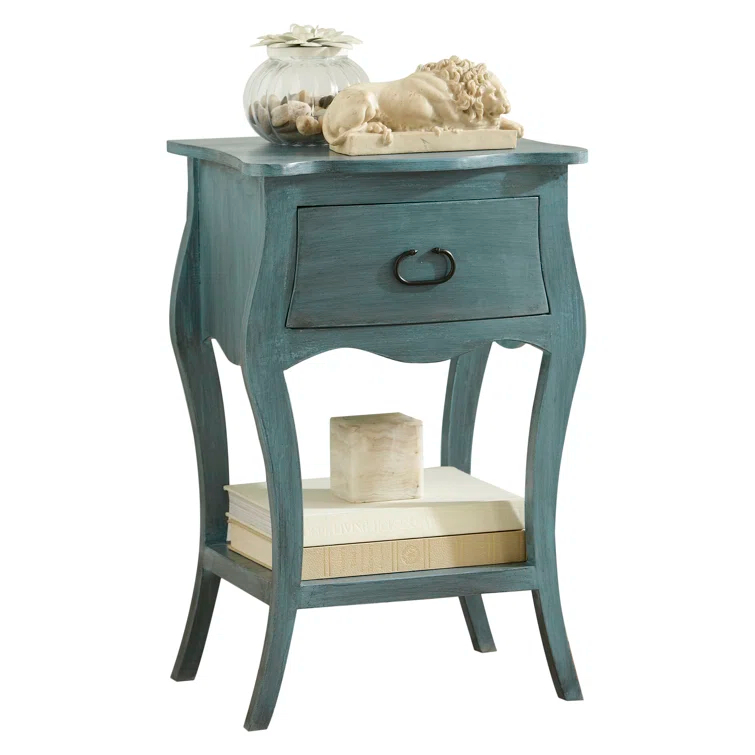 Butler Specialty Company Rochelle 1 Drawer Wood Nightstand - Blue