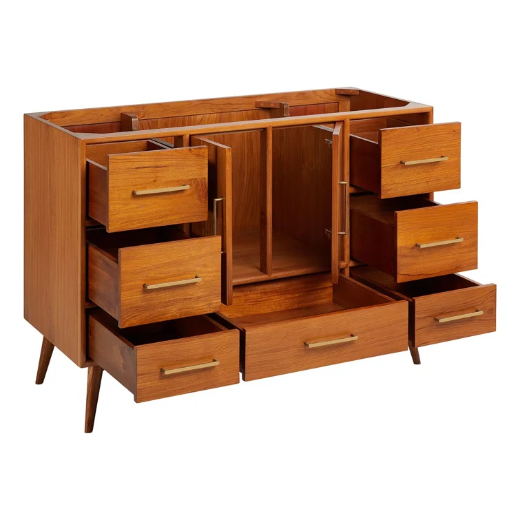 48" Novak Single Bathroom Vanity Set with Rectangular Undermount Sink