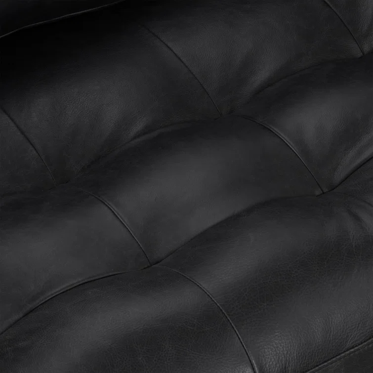Napa 88.5'' Full-Grain Genuine Italian Leather Sofa