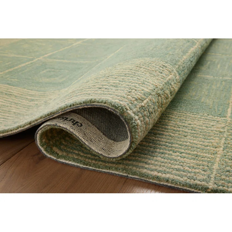 Chris Loves Julia x Loloi Francis Collection FRA-02 Green / Natural, ContemporaryArea Rug