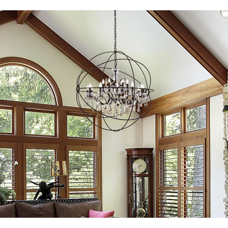 Svante 18 - Light Dimmable Globe Chandelier