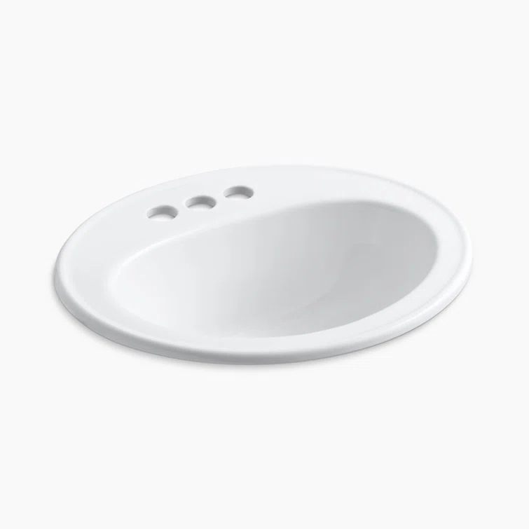 Pennington® Self-Rimming Drop-in Bathroom Sink with 4" Centers