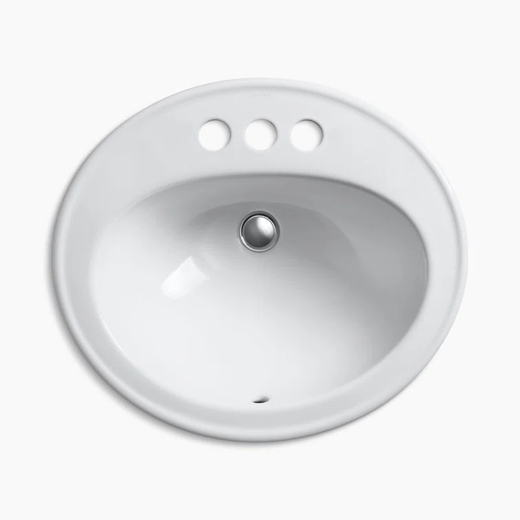 Pennington® Self-Rimming Drop-in Bathroom Sink with 4" Centers