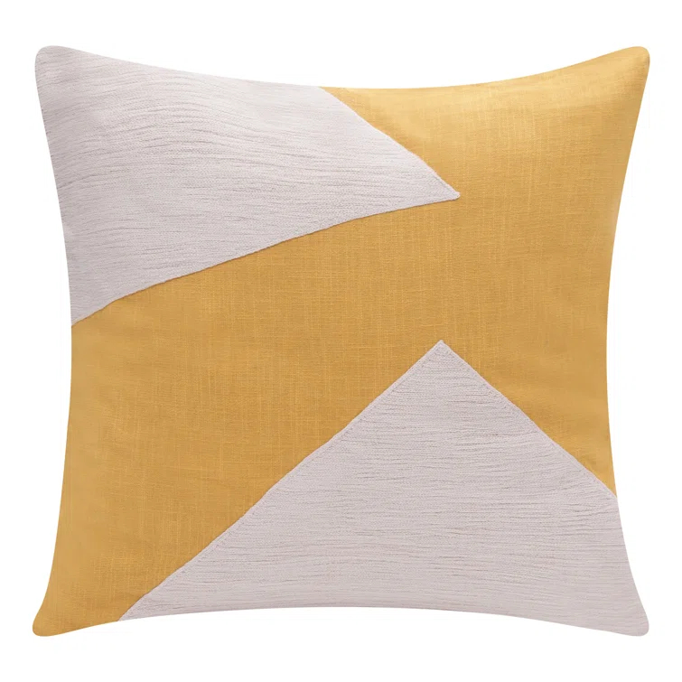 Auburn Geometric Cotton Throw Pillow