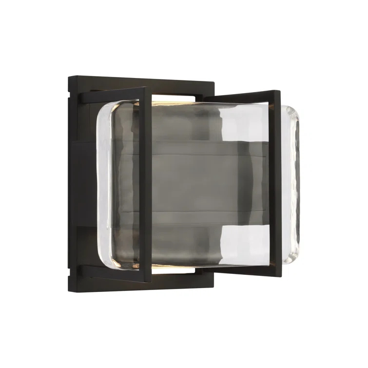 Duelle Nightshade Black Dimmable LED Wall Sconce