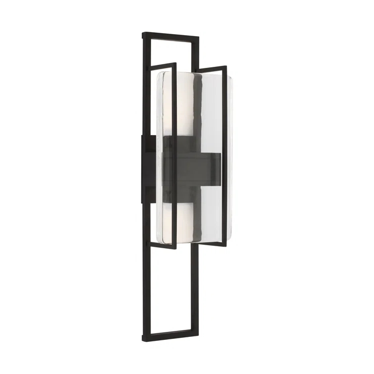 Duelle Nightshade Black LED Dimmable Wall Sconce