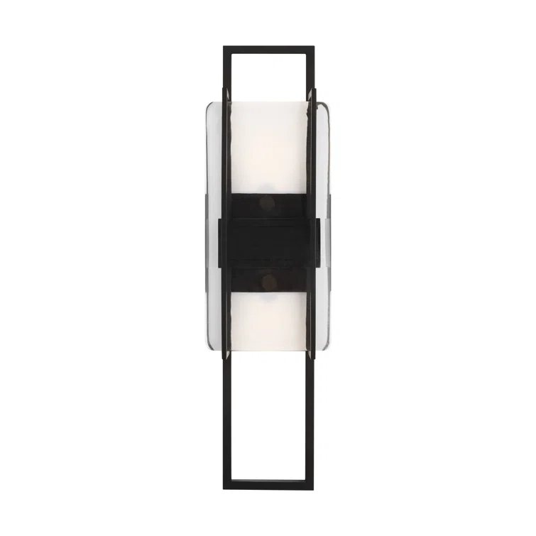 Duelle Nightshade Black LED Dimmable Wall Sconce