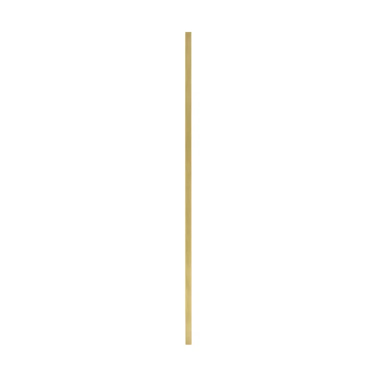 Stagger Sleek Dimmable LED Brass Wall Sconce 37.1" H