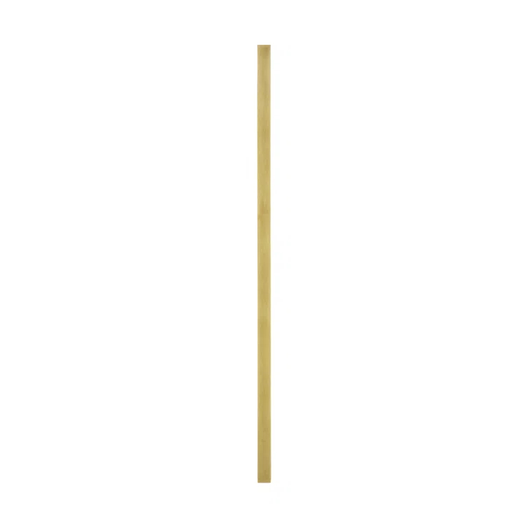 Stagger Natural Brass Slim LED Wall Sconce, Dimmable 25.1"