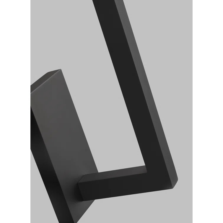 Stagger 25.1" Black Dimmable LED Wall Sconce