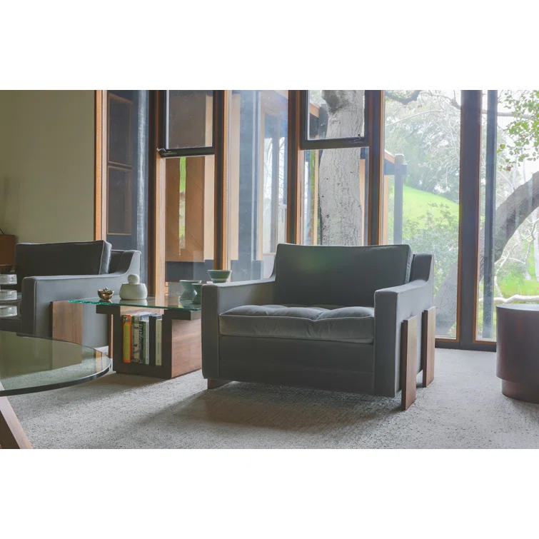 SQG Pedestal Coffee Table with Storage