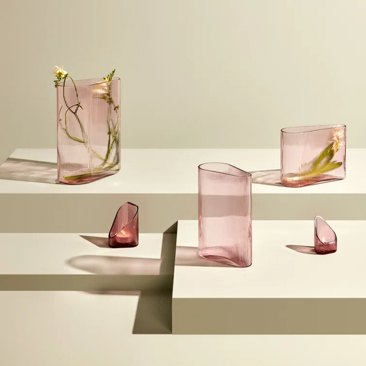 Mist Lead Free Crystal Vase