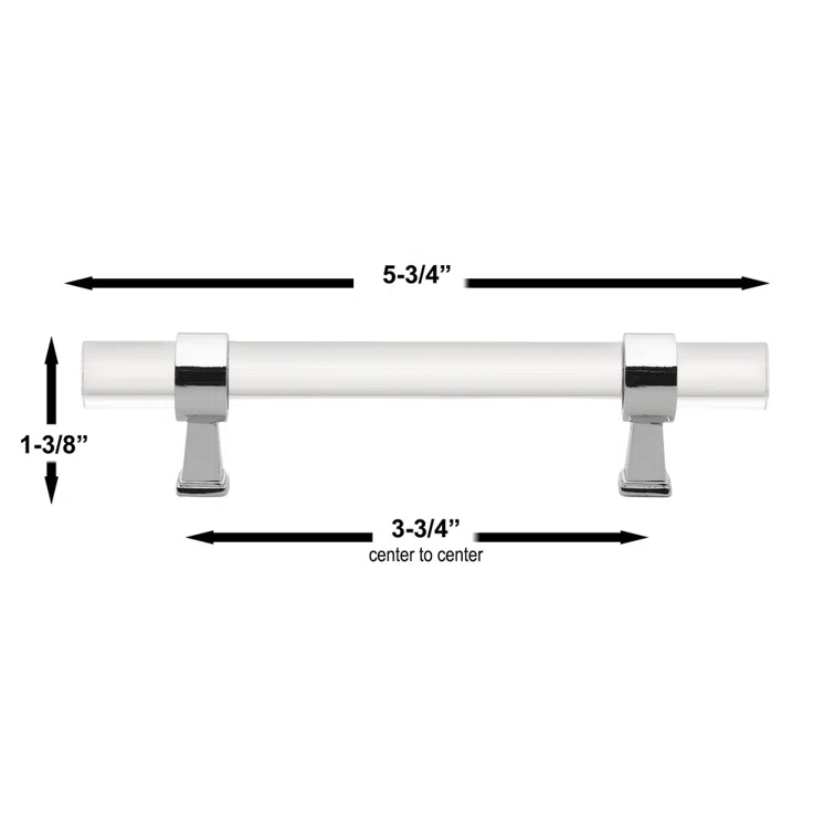 Center to Center Acrylic Bar Pull