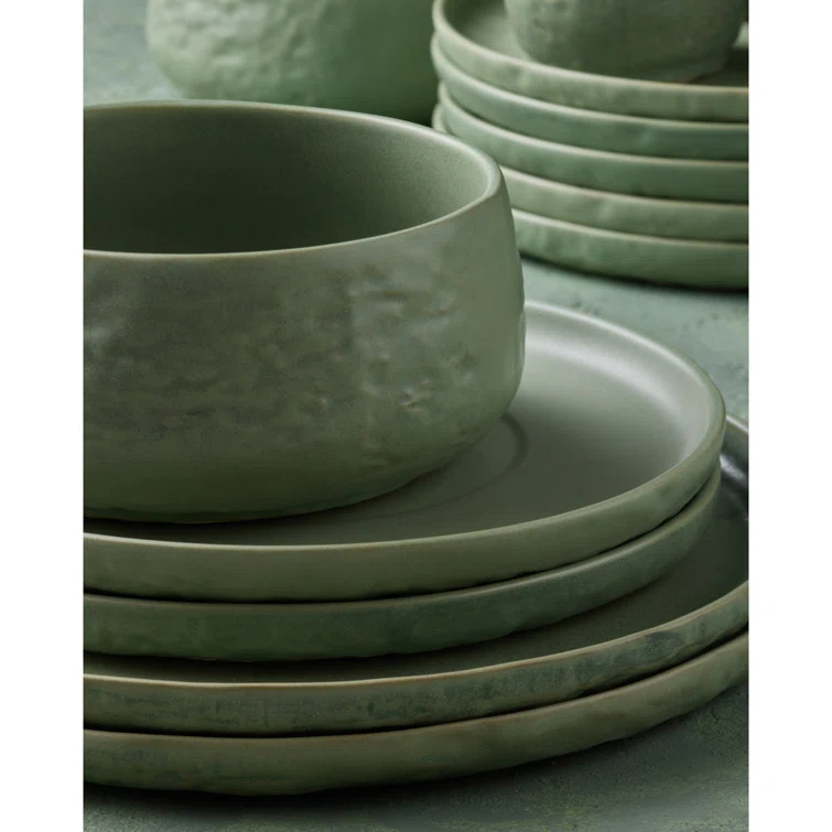Stone by Mercer Project Shosai 32-Piece Dinnerware Set Stoneware