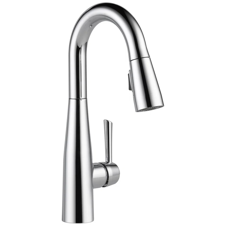Essa Pull Down Sprayer Bar Faucet, Single Handle Prep Sink Faucet