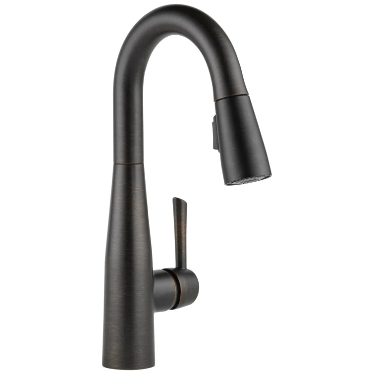 Essa Pull Down Sprayer Bar Faucet, Single Handle Prep Sink Faucet