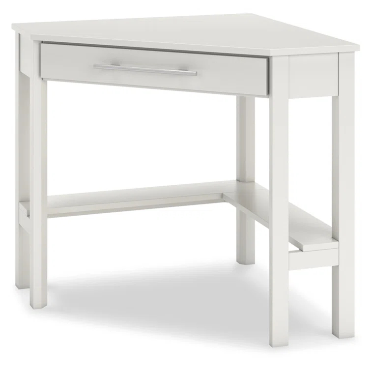 Keyiona Corner Solid Wood Base Writing Desk