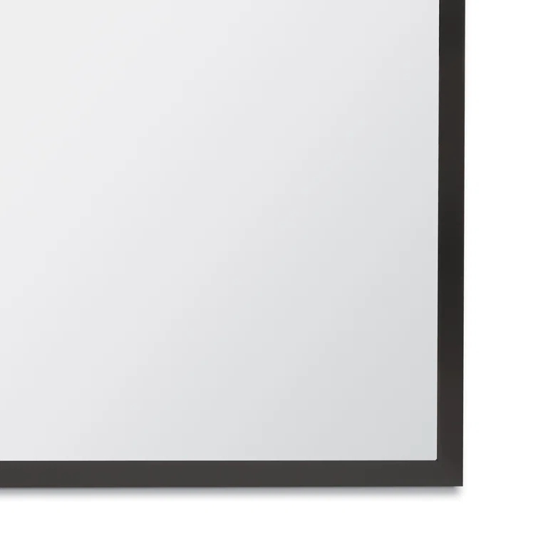 Black Nickel Steel Arch Accent Mirror