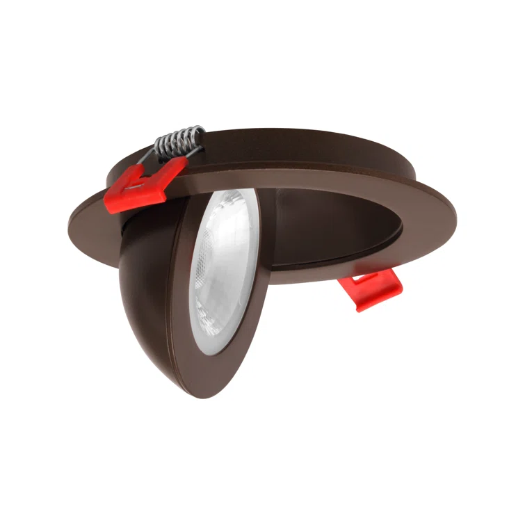 DGF43 4'' Selectable Color Temperature Dimmable Air-Tight IC Rated LED Canless Recessed Lighting Kit