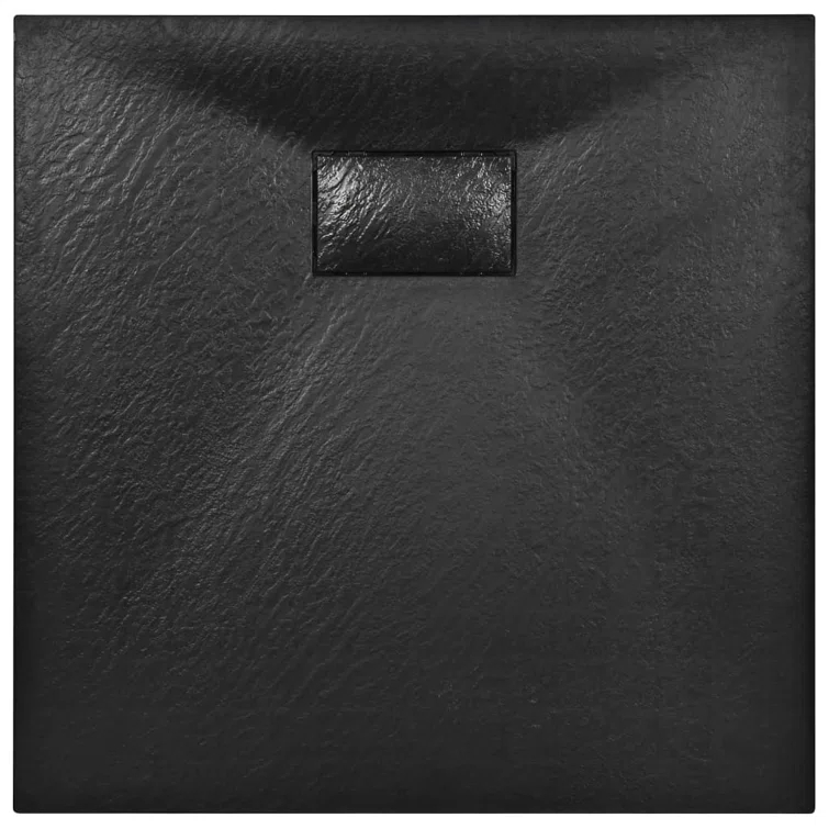 VidaXL Shower Base Pan with Center Drain Shower Tray Bath Pan SMC Rectangular