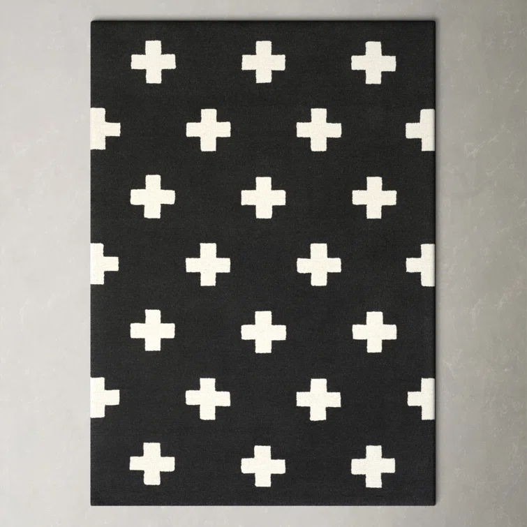 Cavan Hand Tufted Wool Black Rug