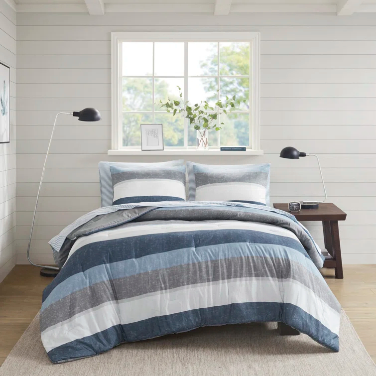 Madison Park Essentials Jaxon Comforter Set with Bed Sheets