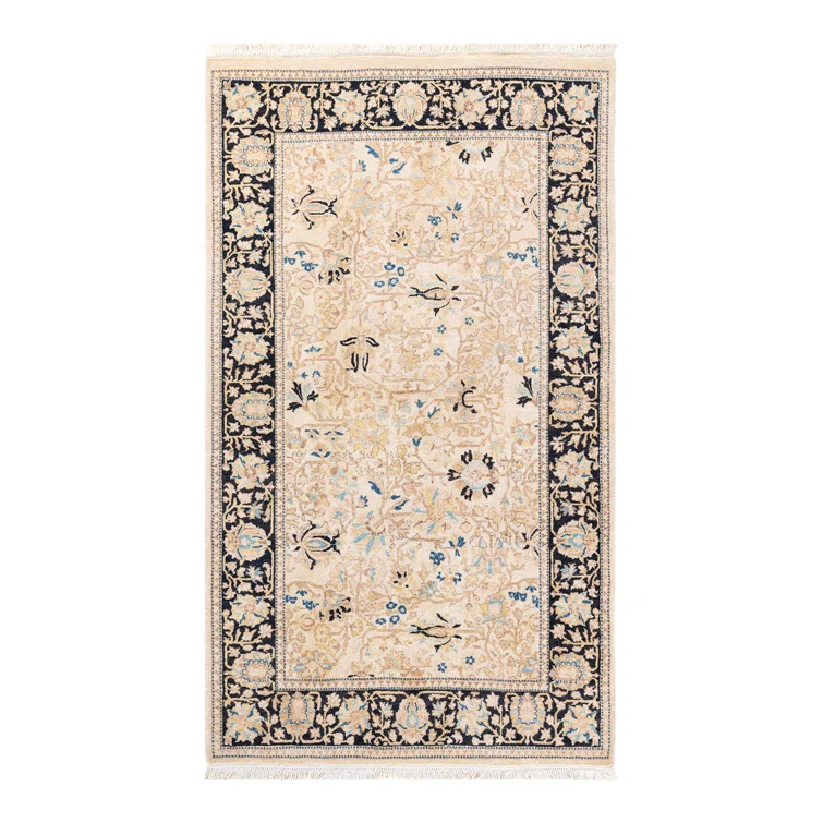 Classic One-of-a-Kind 3' 2" X 5' 5" Hand Knotted Area Rug