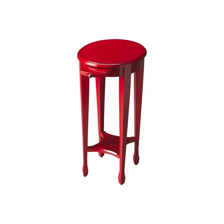 Butler Specialty Loft Arielle Round End Table In Red