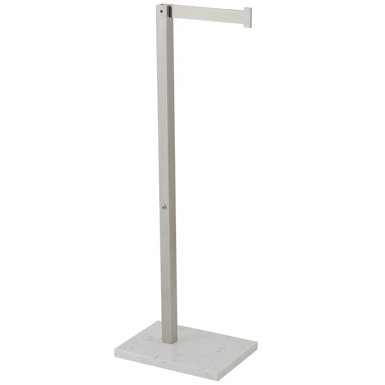 Free Standing Toilet Paper Holder with Weighted Base