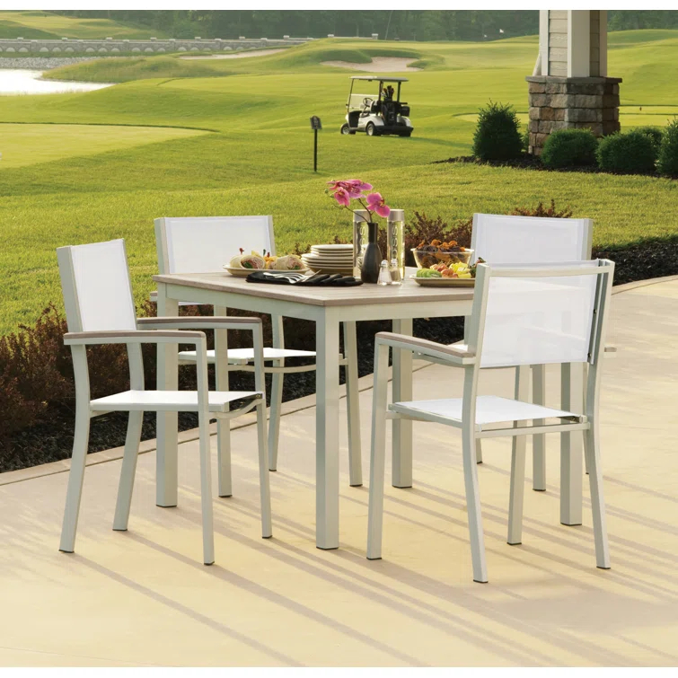 Travira Stacking Patio Arm Chair