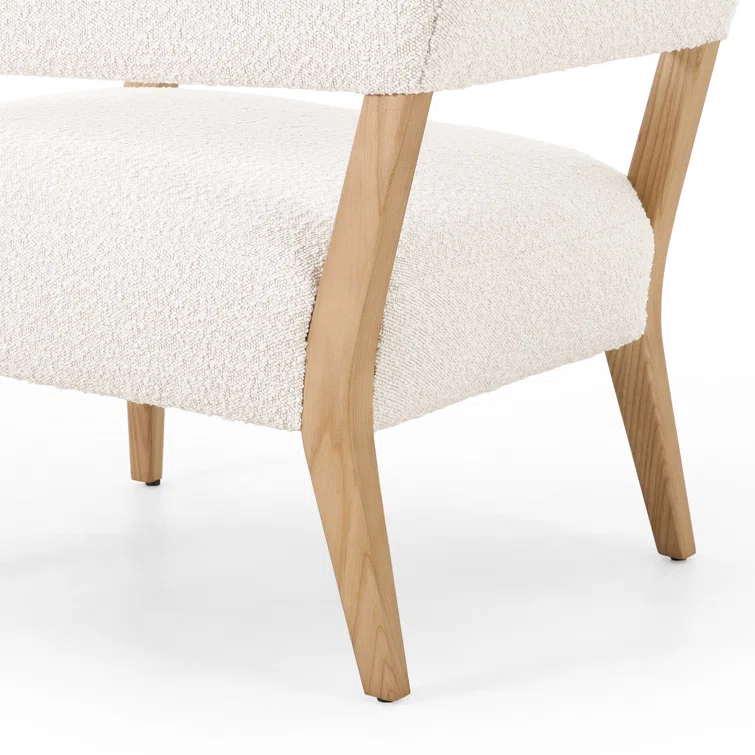 Knoll Natural Blonde Ash Wood Accent Chair