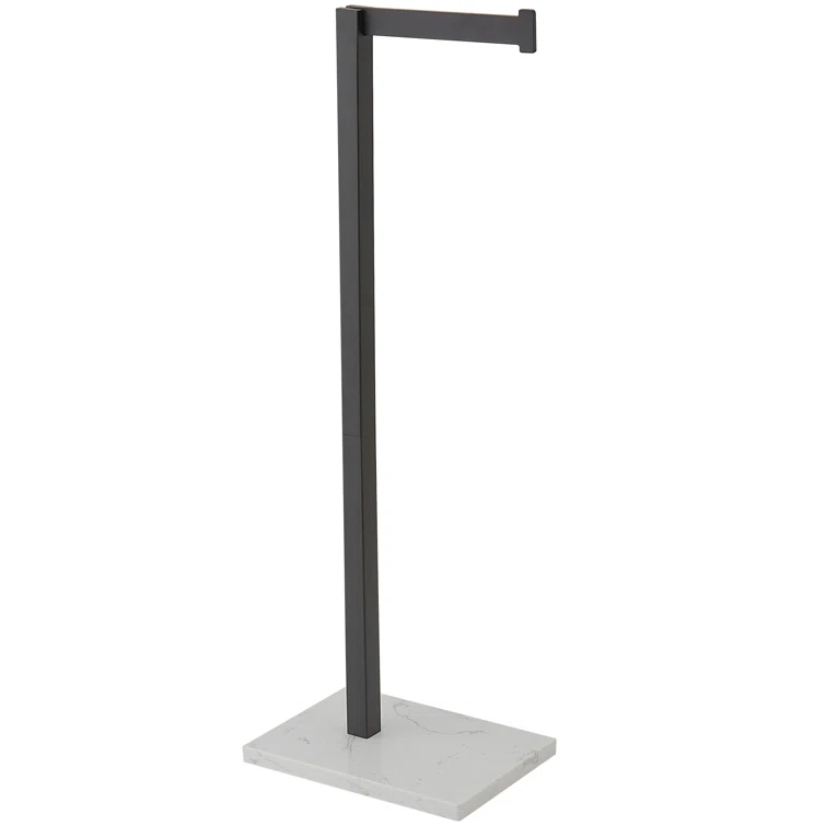 Free Standing Toilet Paper Holder with Weighted Base