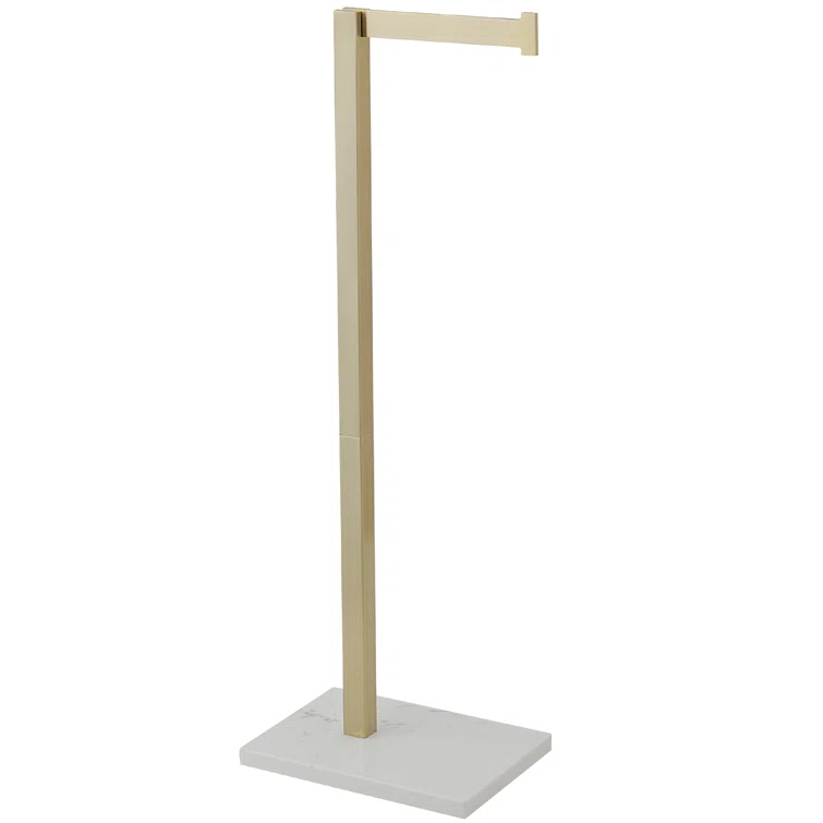 Free Standing Toilet Paper Holder with Weighted Base