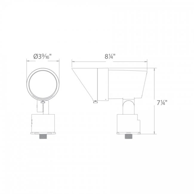 Low Voltage Integrated LED Metal Spotlight