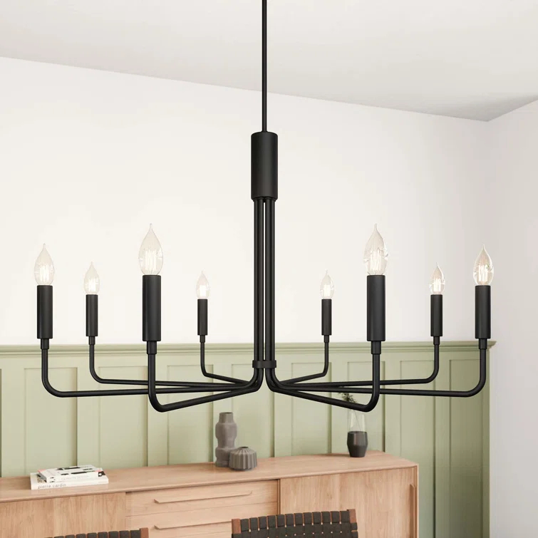 Modway Rekindle 8-Light Chandelier