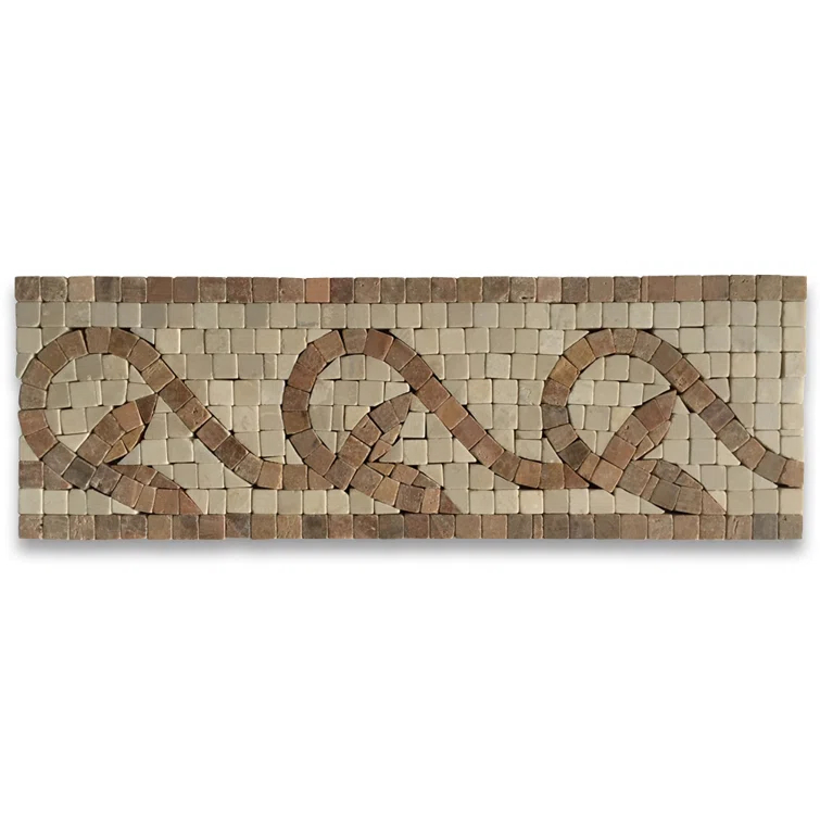 4" x 12" Marble Mosaic Sheet Wall Floor Use Tile