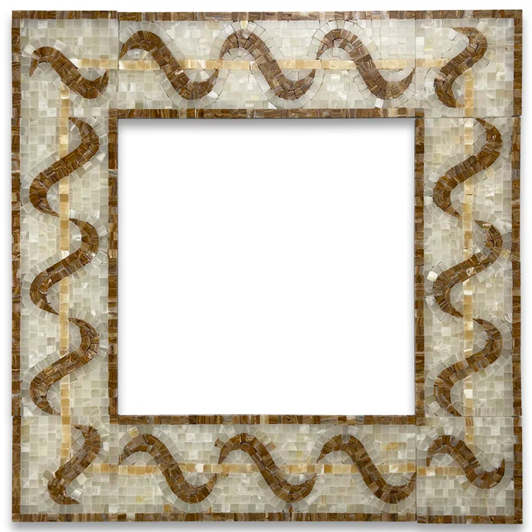 Baroque 4.7" x 13.4" Marble Mosaic Wall & Floor Tile