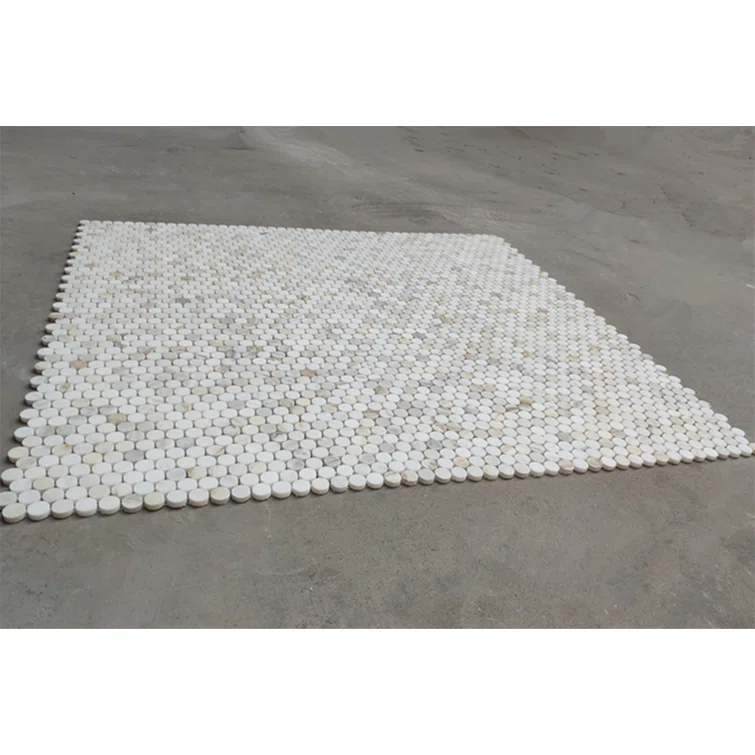 Calacatta 12" x 11" Marble Mosaic Tile