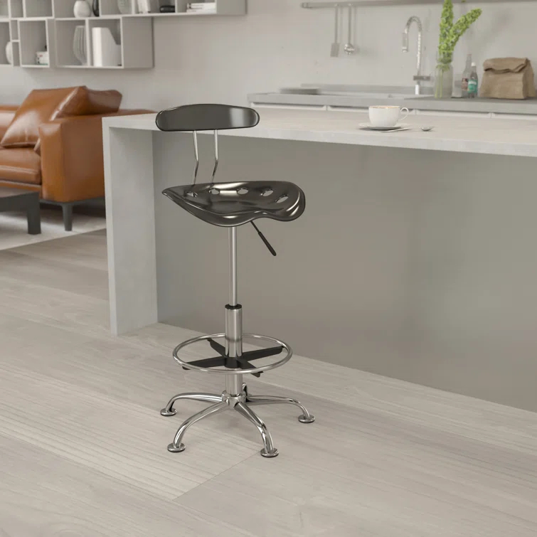 Flash Furniture Monroe Adjustable Height Swivel Bar Stool