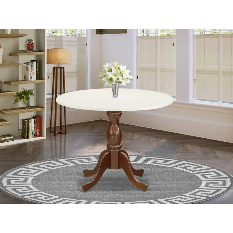 Dublin Extendable Round Solid Wood Dining Table