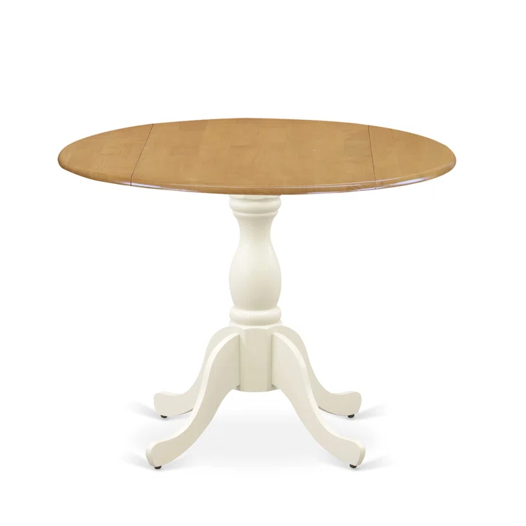 Dublin Extendable Round Solid Wood Dining Table