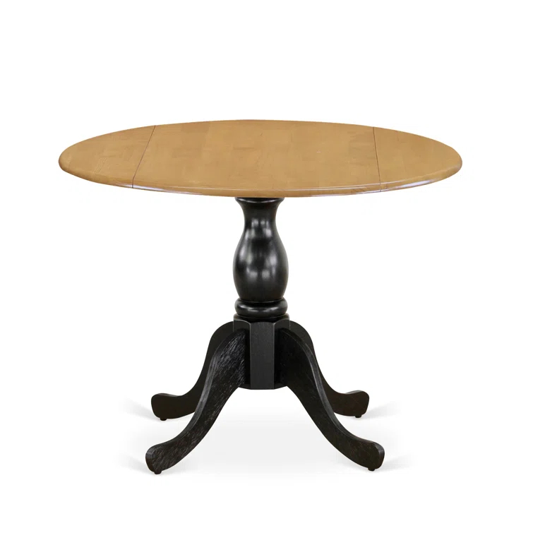 Dublin Extendable Round Solid Wood Dining Table