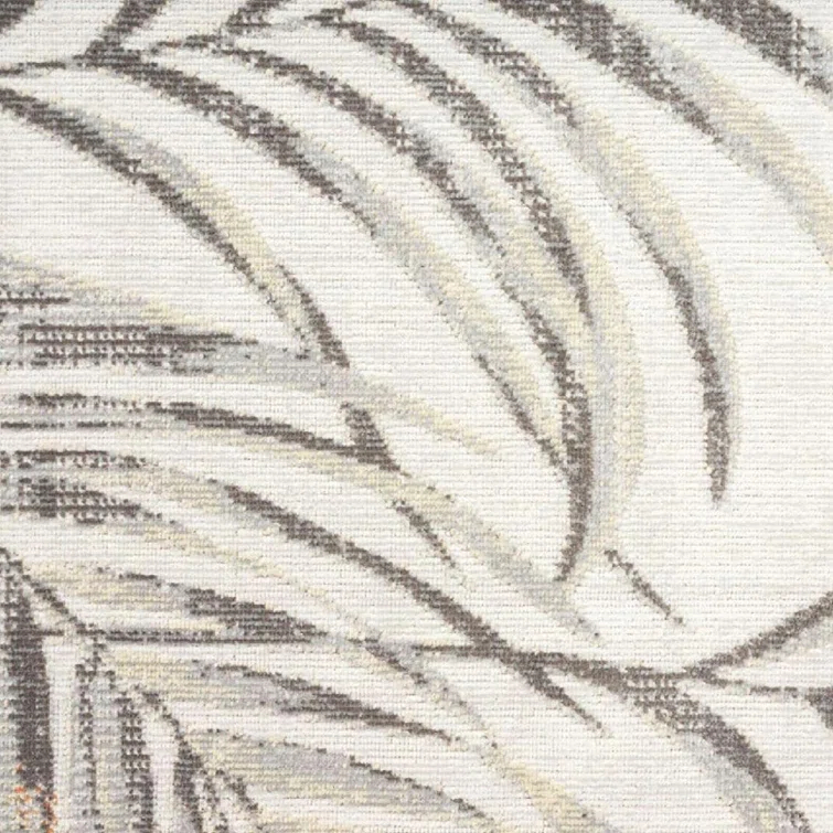 Tommy Bahama Malibu Palm Springs Coastal Indoor/Outdoor Area Rug, Ivory/Rust