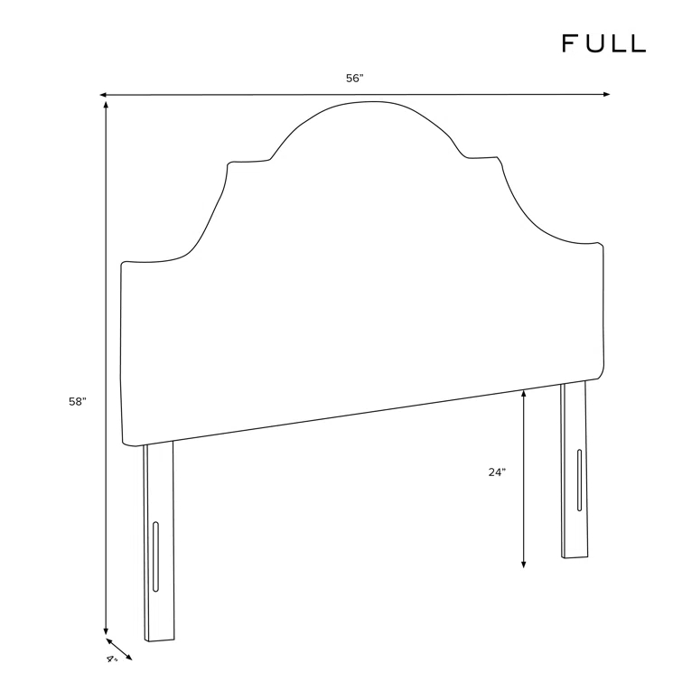 Red from Scalamandre Crafted by Cloth & Company Geneva Headboard in Pattern