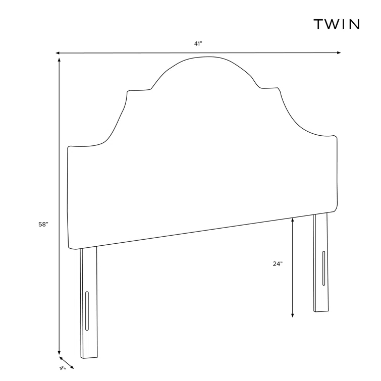 Red from Scalamandre Crafted by Cloth & Company Geneva Headboard in Pattern