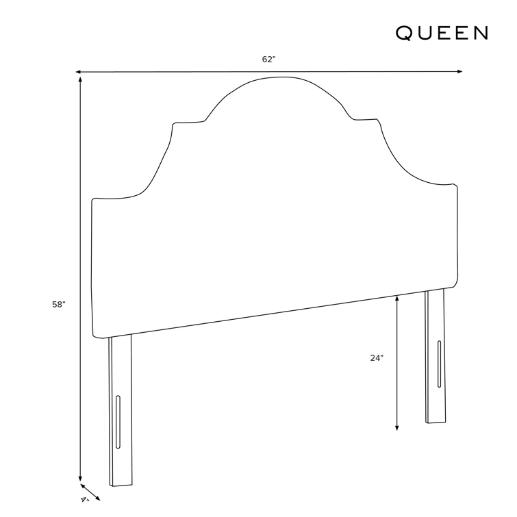 Red from Scalamandre Crafted by Cloth & Company Geneva Headboard in Pattern