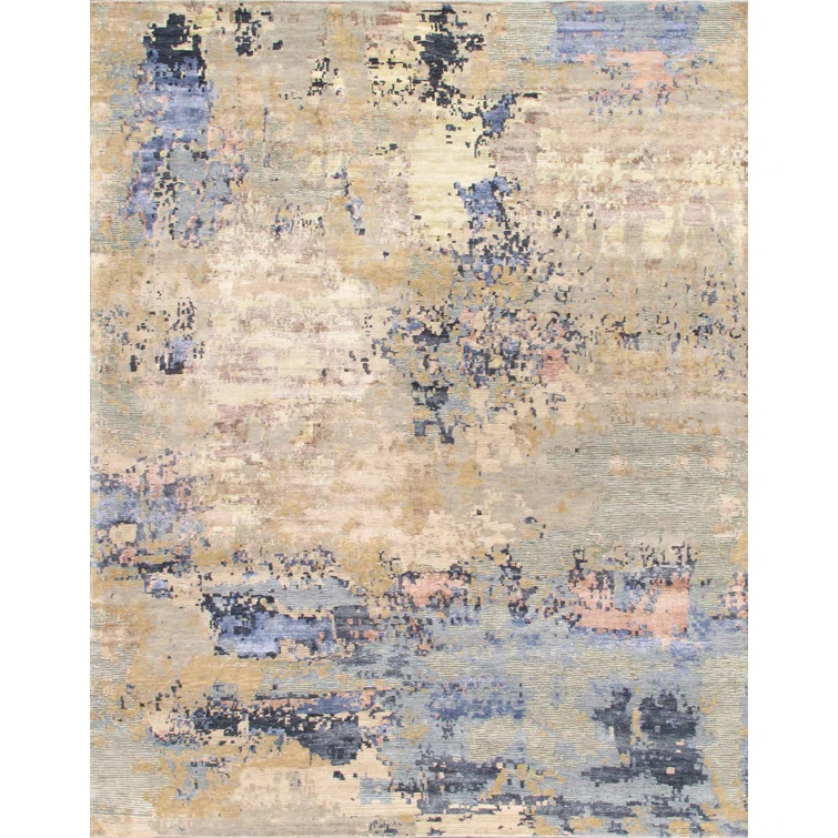 Hand Knotted Abstract Rug