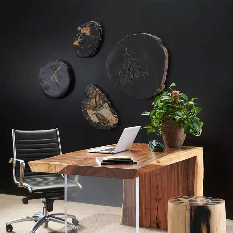 Waterfall Solid Wood Desk