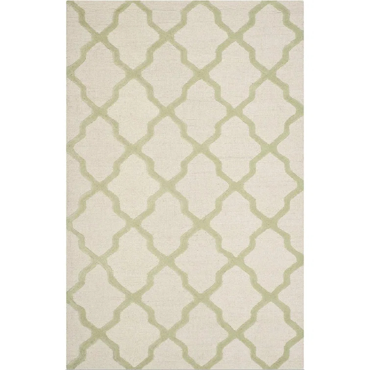 Cannen Cambridge Hand Tufted Wool Geometric Rug